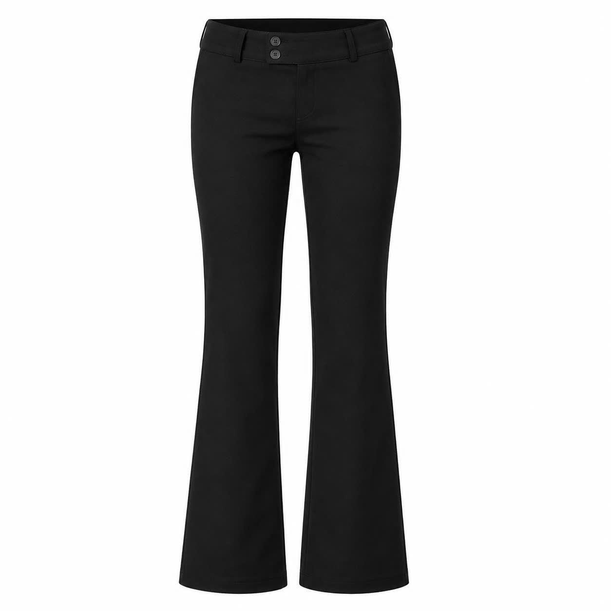 【TEENDRE MINA PANTS】低腰喇叭西裝褲｜斜釦設計 修身顯腿長