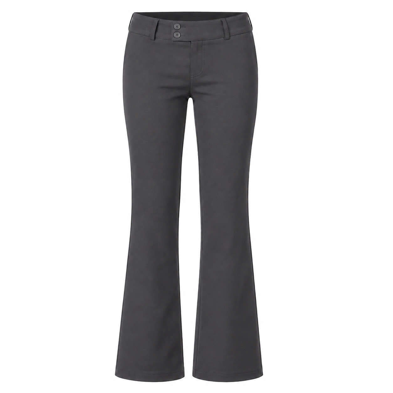 【TEENDRE MINA PANTS】低腰喇叭西裝褲｜斜釦設計 修身顯腿長