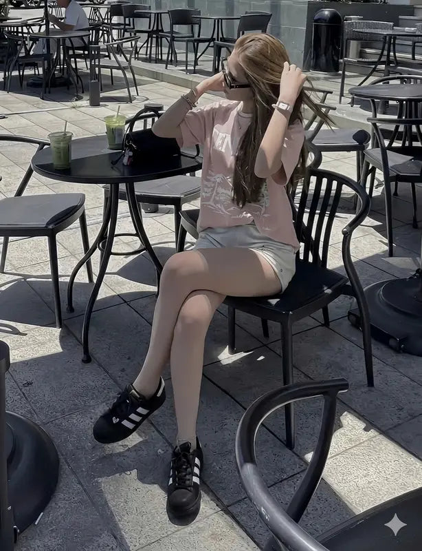 （2026新品）韓系女款短袖針織T恤 TENDRE－活潑休閒風，百搭設計 K5。