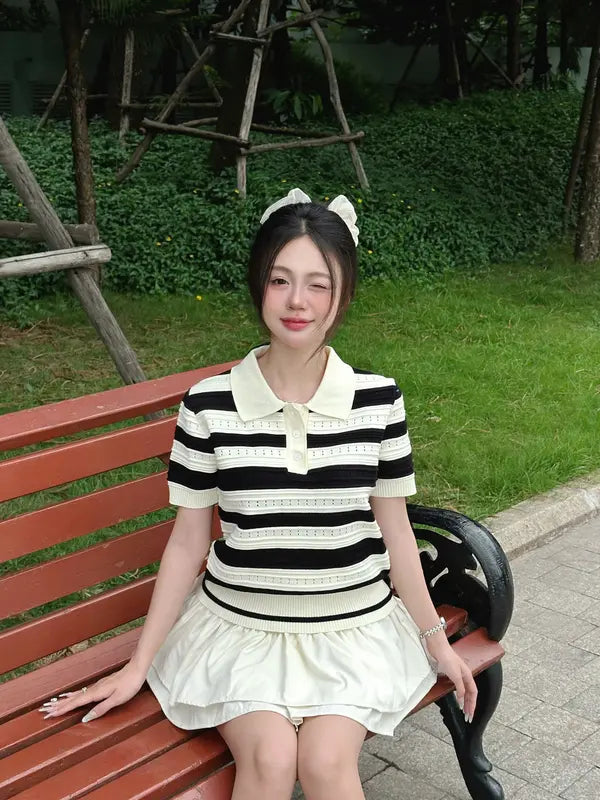 （開賣優惠）2026夏季系列女款短袖針織上衣，兩色基本款，百搭設計，適合多種場合穿搭M13-TENDRE。