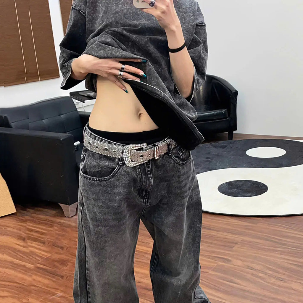 水鑽鑽石腰帶 女款｜閃耀亮眼 個性百搭｜時尚穿搭配件 外出必備