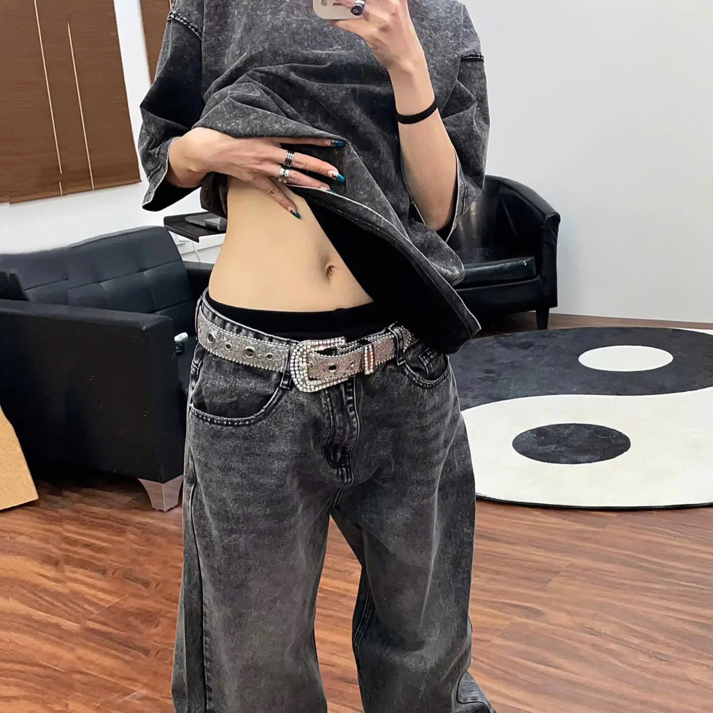 水鑽鑽石腰帶 女款｜閃耀亮眼 個性百搭｜時尚穿搭配件 外出必備