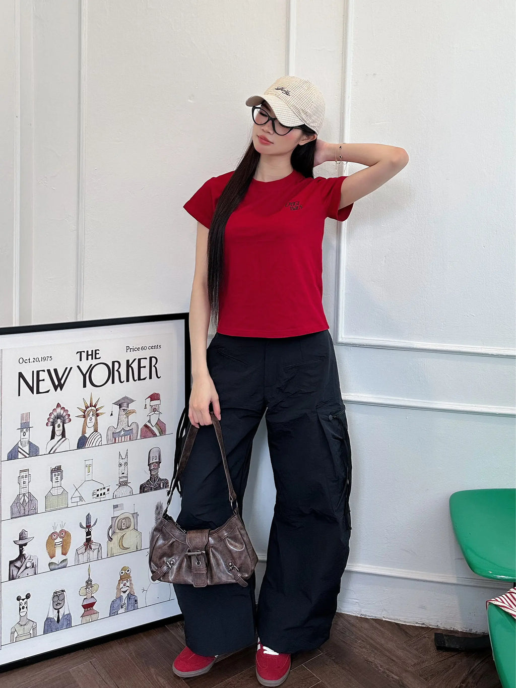 TENDRE 2026時尚口袋卡其風寬褲｜寬鬆版型｜Unisex街頭風百搭款