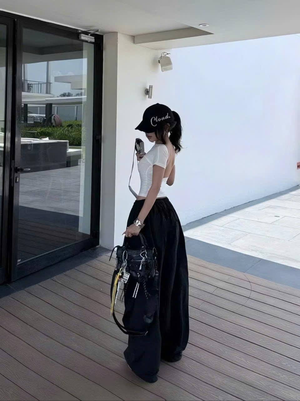 【TEENDRE CURVE PANTS】弧形寬褲｜高腰顯瘦 舒適百搭 工裝休閒風