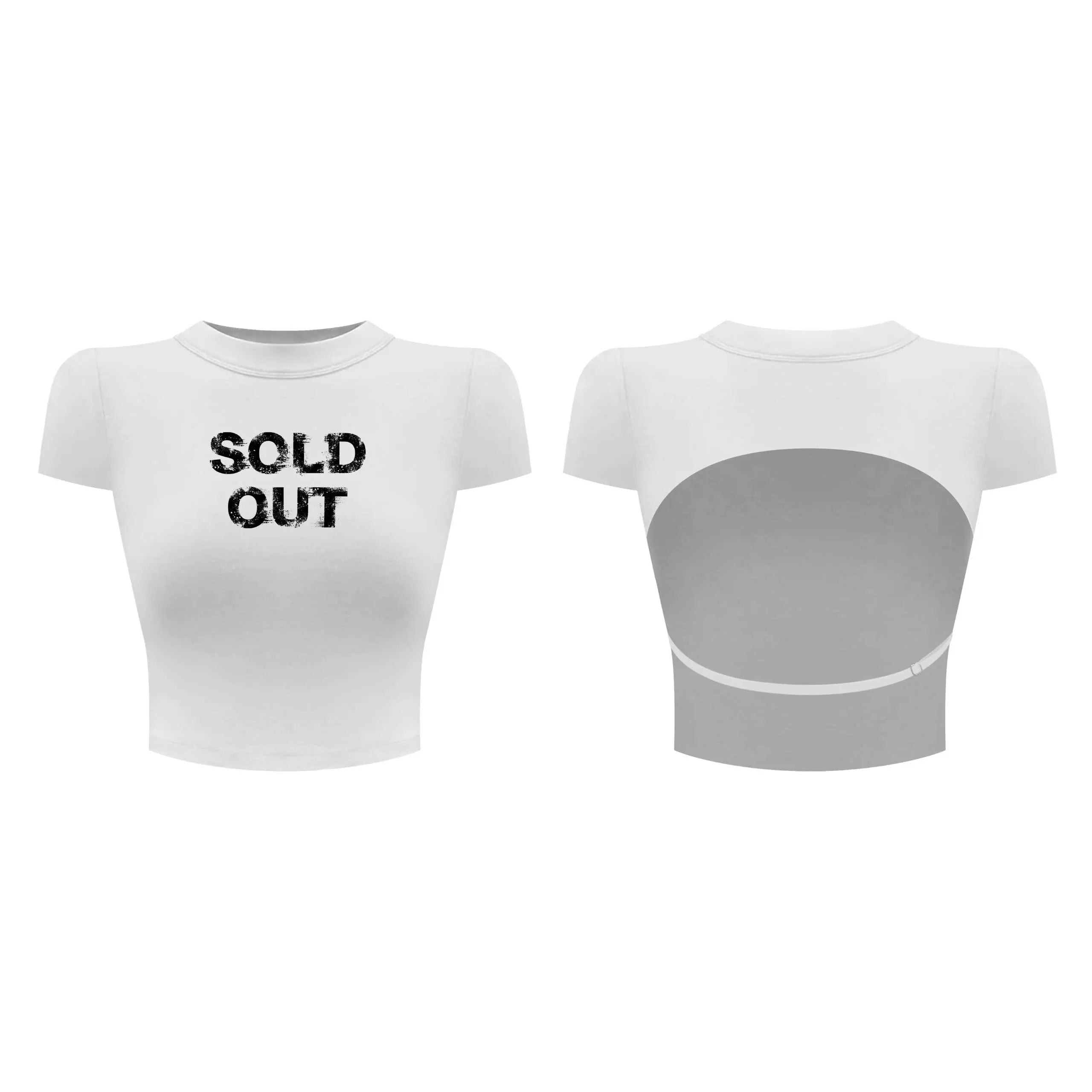 【TEENDRE SOLD OUT TOP】露背修身短版上衣｜顯瘦百搭 辣妹必備