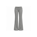 【TEENDRE NORA SWEATPANTS】低腰反摺刷毛喇叭長褲｜提臀修身 顯瘦顯腿長 秋冬辣妹風